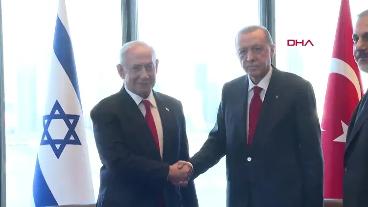 Başkan Erdoğan, İsrail Başbakanı Netanyahu ile görüştü