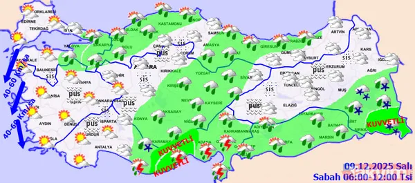 Kar soğuğu hızlandı: İstanbul o tarihte beyaz gelinliğini giyecek! 4 il risk haritasında - 11