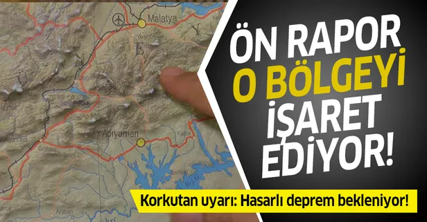 Malatya depreminin ön inceleme raporu açılandı! "Hasar yapıcı depremlerin olması beklenmektedir"