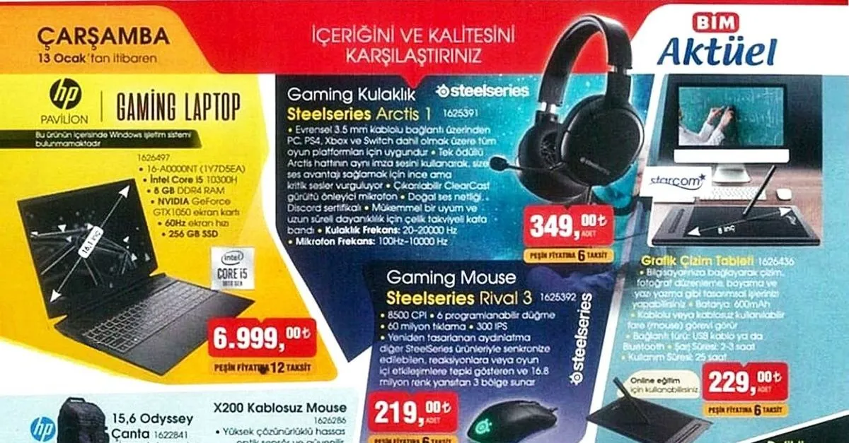 13 Ocak Bim Aktuel Urunler Listesi Bim Aktuel Urunler Katalogu Oyun Urunleriyle Dolu Bim Aktuel Fiyat Urun Listesi Takvim