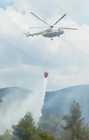 Kütahya Tavşanlı'da orman yangını! Havadan karadan müdahale...