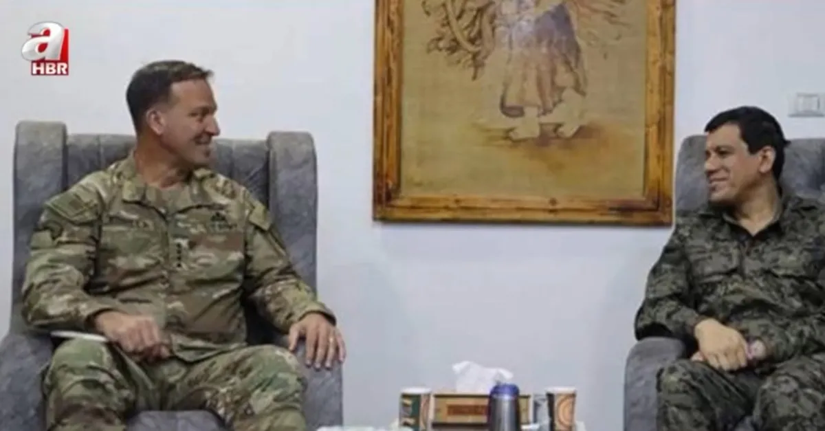 ABD’li komutan teröristle görüştü! ABD’den PKK/YPG’ye skandal destek