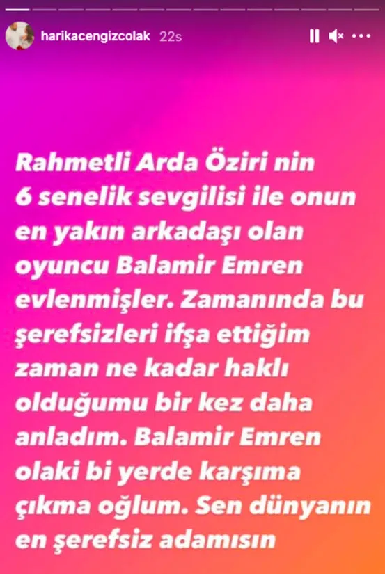 Vefat eden Arda Öziri’nin nişanlısı Vildan Örnek ve yakın dostu Balamir Emren evlendi!