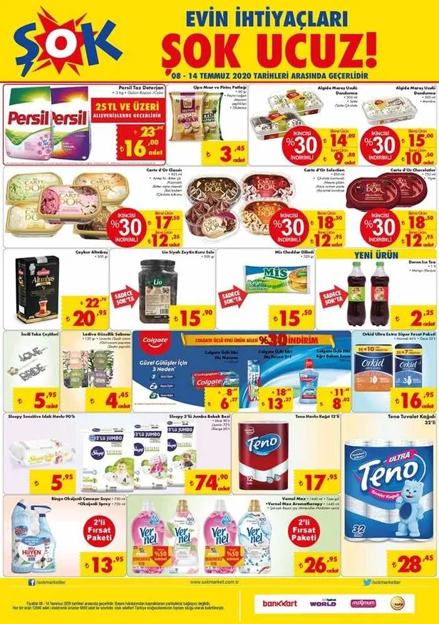 ŞOK market 8 Temmuz indirimli aktüel ürünler kataloğu! ŞOK'ta bugün haftanın ŞOK aktüel ürünleri neler?-3