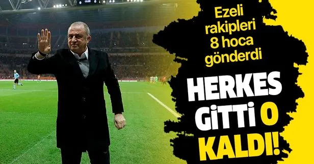 Herkes gitti Fatih Terim kaldı! Galatasaray’ın ezeli rakipleri 8 hoca gönderdi