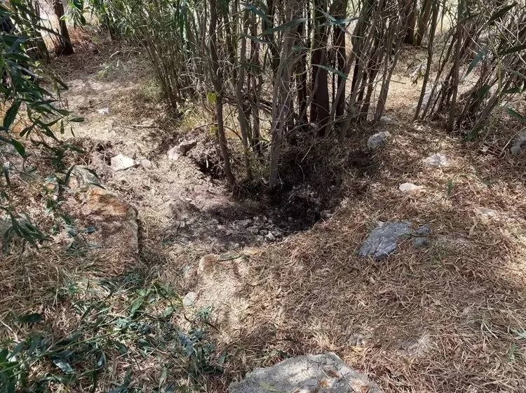 İşitme engelli Nihal'in kemiklerinin bulunuduğu yer (İHA)