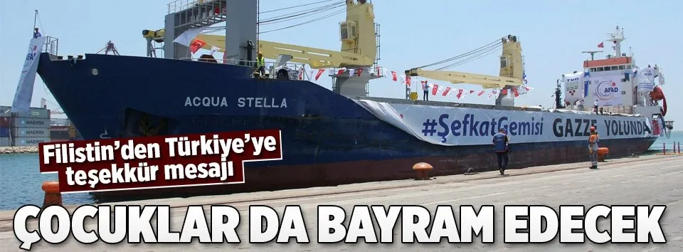 Filistin hükümetinden Türkiye’ye teşekkür
