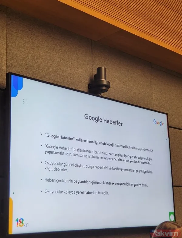 TBMM'de bir ilk! Google 'Dijital Telif Yasası' gündemiyle toplanan Dijital Mecralar Komisyonu'nda sunum yaptı - 16