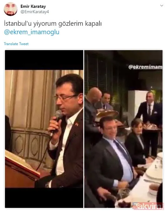 Ekonomi kötü gidiyor algısıyla prim yapma peşindeki CHP'lilerden lüks restoranda şatafatlı eğlence