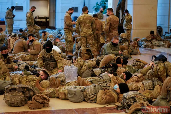 ABD'de tarihi günler! Trump'ın azil süreci görüşülürken Kongre kışlaya döndü - 44