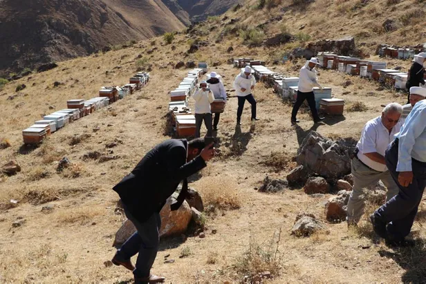 Van'da verimli bal sezonu için şükür duasında arılar saldırdı-1