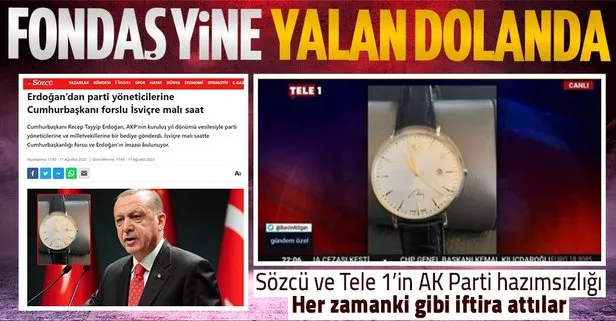 Fondaş Medya yine yalan dolanda! Sözcü Gazetesi ve Tele 1’in AK Parti hazımsızlığı