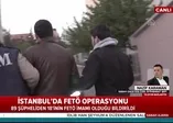 İstanbul'da geniş kapsamlı FETÖ operasyonu
