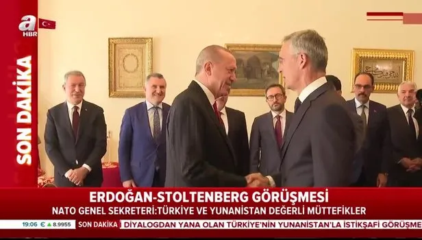 Başkan Erdoğan NATO Genel Sekreteri Jens Stoltenberg ile görüştü