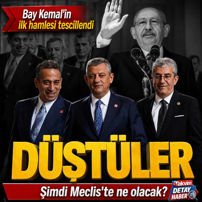 CHPde Ali Mahir Başarır ve Gökhan Günaydının grup başkanvekilliği düştü!