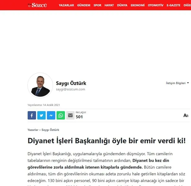 diyanet-isleri-baskanligindan-sozcu-yazari-saygi-ozturkun-personele-zorla-kitap-aldirildigi-iddiasina-yalanlama-1639496241552.jpg Diyanet İşleri Başkanlığı'ndan Sözcü Yazarı Saygı Öztürk'ün "personele zorla kitap aldırıldığı" iddiasına yalanlama!-2