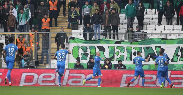 Maç sonucu: Bursaspor 0-2 Çaykur Rizespor