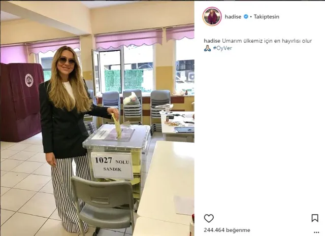 Hadise'nin sürekli aynı kıyafetle fotoğraf paylaşması sosyal medyada olay oldu-1
