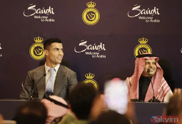 Sansasyonel transfer sansasyonel imza! Al Nassr'dan Cristiano Ronaldo için tören: "Çok rekor kırdım, biraz da burada kırayım" - 1
