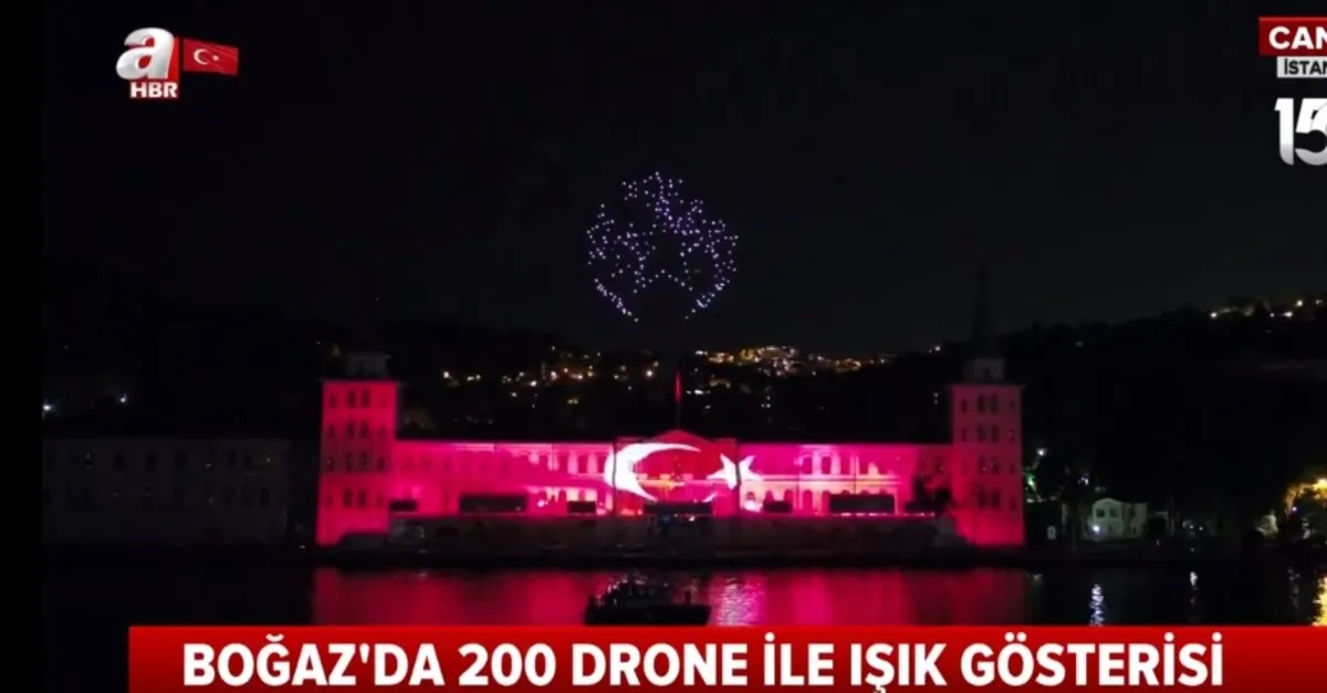 Son dakika: '15 Temmuz Destanı' Kuleli'nin duvarlarına yansıtıldı!