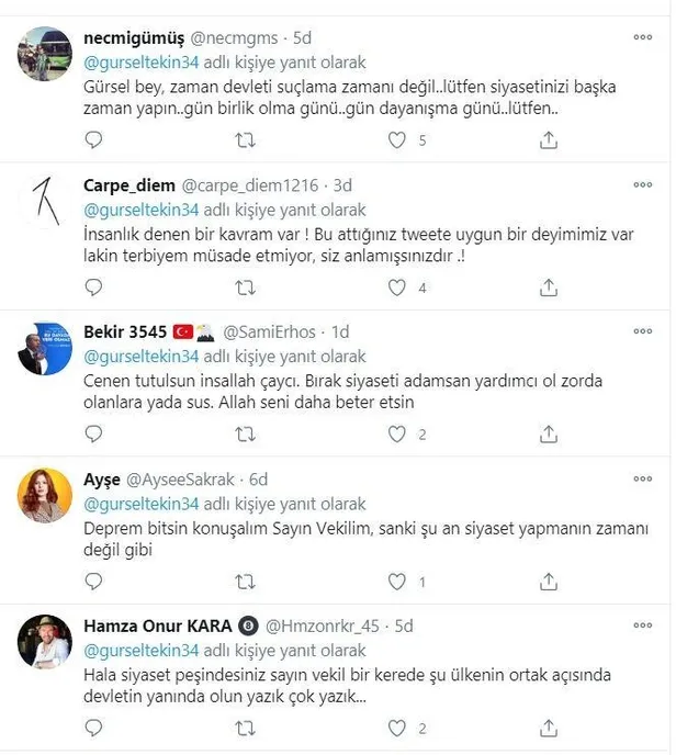 CHP'li Gürsel Tekin'den İzmir depremi üzerinden provokasyon! Millet can derdindeyken yalanlarla hükümeti hedef aldı-7