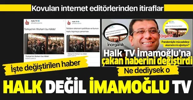 Kovulan internet editörlerinden flaş itiraflar! İBB istedi, Halk TV başlığı değiştirdi