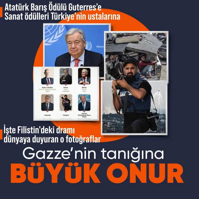 Kültür ve Sanat Büyük Ödülleri sahiplerini buldu: Gazze tanığına büyük ödül