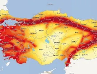 Türkiye fay haritası! Deprem fay hattı haritası… Kuzey Anadolu fay hattı nereden geçiyor?
