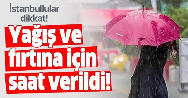 AKOM’dan İstanbul için yağış ve fırtına uyarısı!