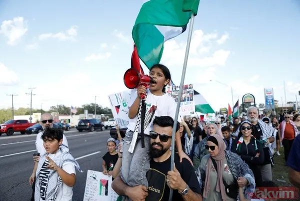 Dünya 'Katil İsrail' diyor! Orta Doğu'dan Asya'ya Avrupa'dan ABD'ye milyonlarca kişiden Filistin'e destek - 36