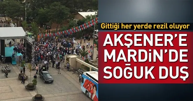 Akşener’e Mardin’de soğuk duş!