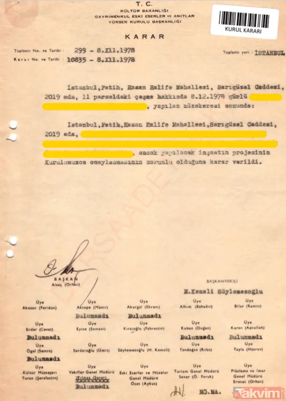 TARİH: 25 EKİM 1978 Çeşme yol cephesinde ihyası ve bu ihya için gerekli banka teminatının alınması şerhiyle arsa satılıyor. Banka teminatının alındığı yine...
