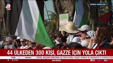 44 ülkeden 300 kişi Gazze için yola çıktı!