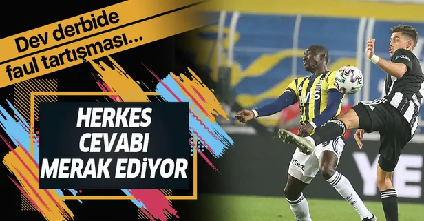 Fenerbahçe Beşiktaş maçında en çok bu konuşuldu! Cisse'ye faul var mı yok mu?
