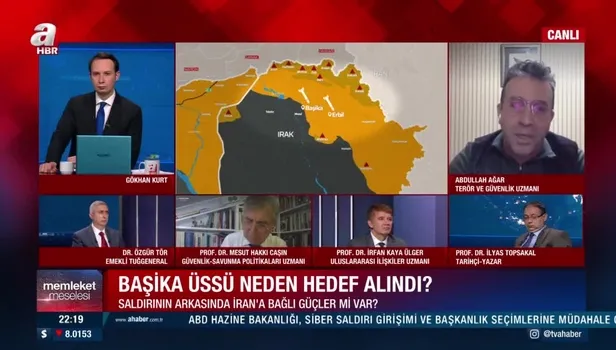 Başika'daki askeri üssüne gerçekleştirilen hain saldırının perde arkasında kim var?  Abdullah Ağar A Haber ekranlarında yorumladı
