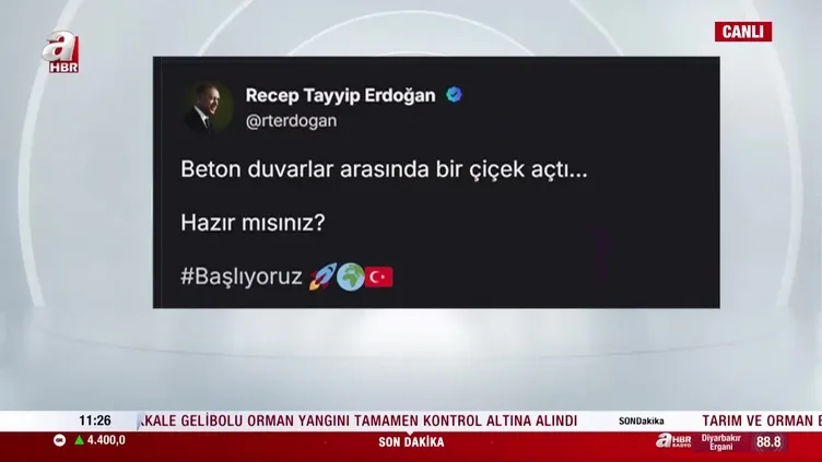 Başkan Erdoğan da artık NSosyal’de