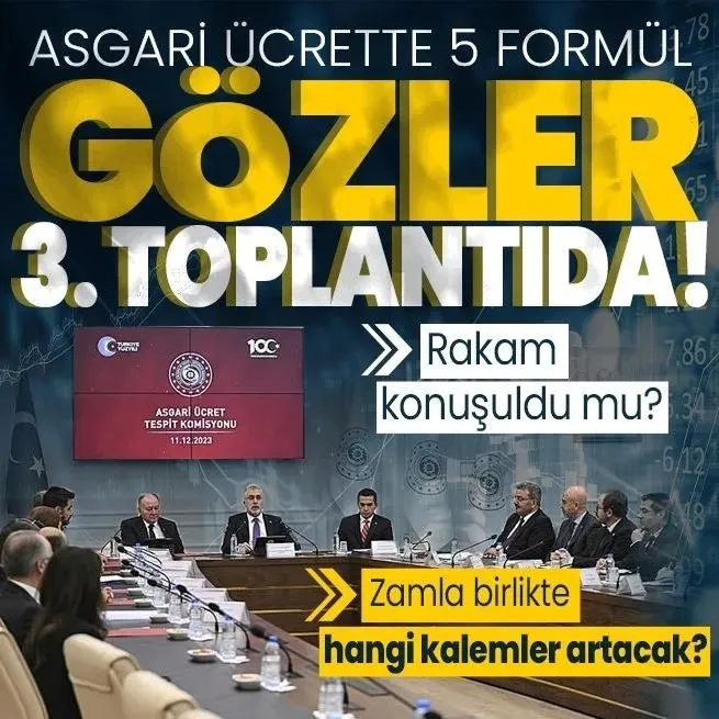 Asgari ücrette gözler 3. toplantıda! İkinci toplantıda neler konuşuldu? Hangi mesajlar verildi? Zam oranı ne kadar olacak?