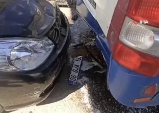 Ankara’da 4 araçlı zincirleme trafik kazası!