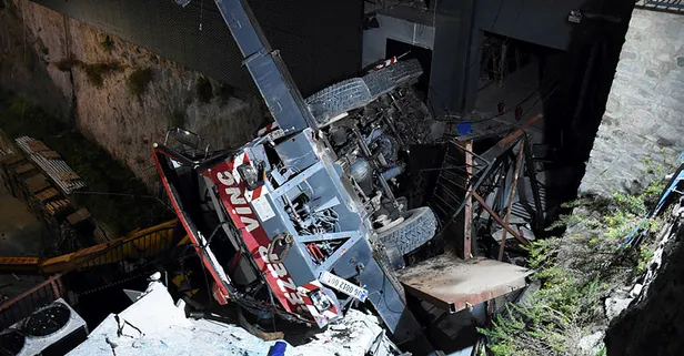 AVM’de vinç kazası! 35 metrelik yüksekten boşluğa düştü