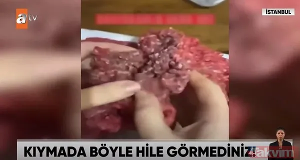 Tüketici, Marketten Aldığı Etin Üstünün Kıyma İle Kaplı Olduğunu Ancak İçinin Siyahlaşmış Olduğunu Tespit Etti. O Anları Kayıt Altına Alan Tüketici, "Bakın...