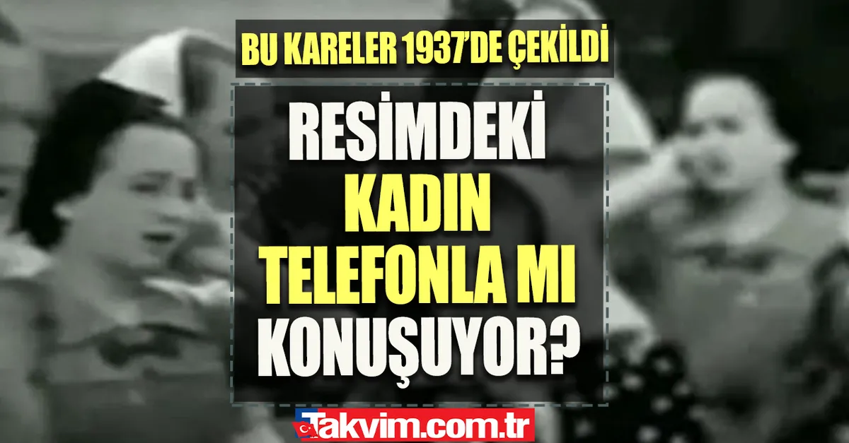 Sağ köşeye dikkatlice bakın! 1937 yılında çekilen kareler zaman yolculuğu kehanetlerini ardı ardına getirdi! Meğer kadının sağ elindeki cisim...