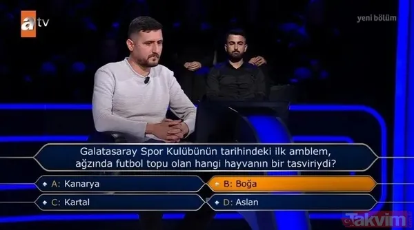 Milyoner'de seyirciyi ekrana kilitleyen anlar! Galatasaray sorusuna çift cevap da yetmedi - 3
