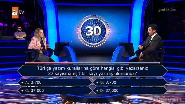 Kim Milyoner Olmak İster'de çarpıcı 'mide' sorusu! Kenan İmirzalıoğlu'ndan "Ciddi bir skandal olurdu!" yorumu... Yarışmacıdan bomba cevap - 47