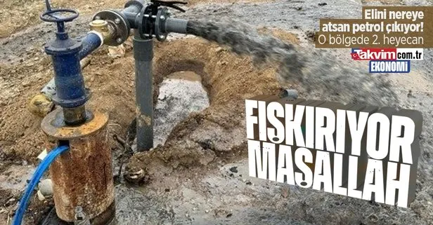 Manisa Salihli’de her yerden petrol fışkırıyor! Üzüm bağı için su kuyusu açmak istedi petrol buldu
