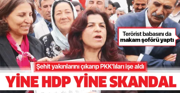 HDP'li başkan Mülkiye Esmez'den skandal! Şehit yakınlarını çıkarıp PKK’lıları işe aldı