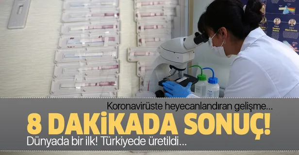 Dünyada bir ilk! ÇOMÜ'de geliştirilen koronavirüs tanı kiti 8 dakikada sonuç veriyor...
