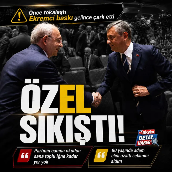 Önce el sıkıştı Ekremci baskı sonrası çark etti! Özgür Özelden Kılıçdaroğlu’na sert sözler