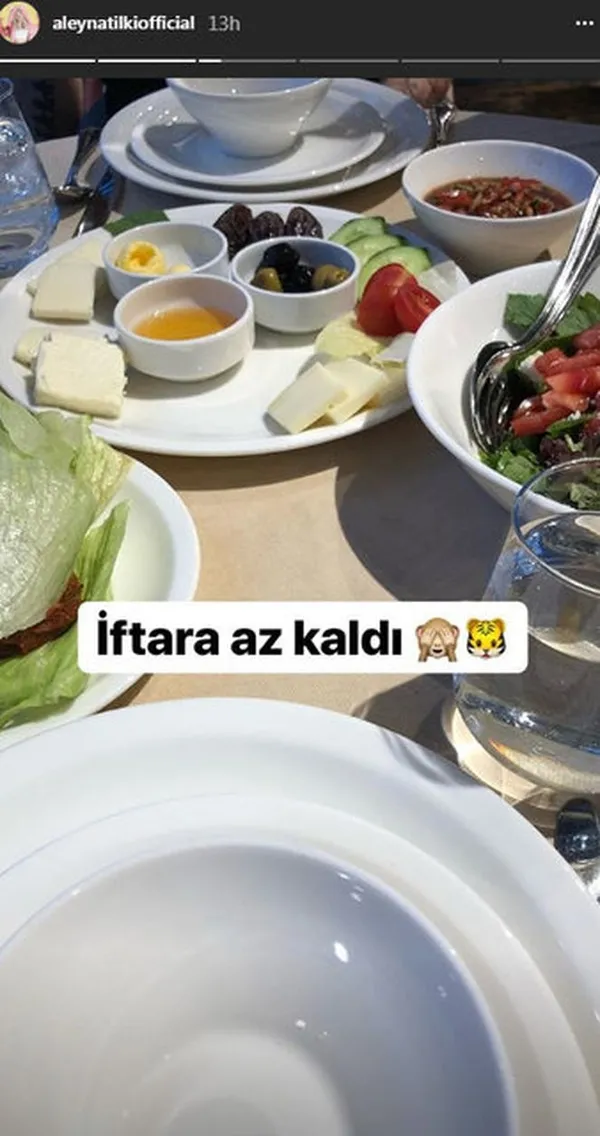 Aleyna Tilki'den iftar paylaşımı-2
