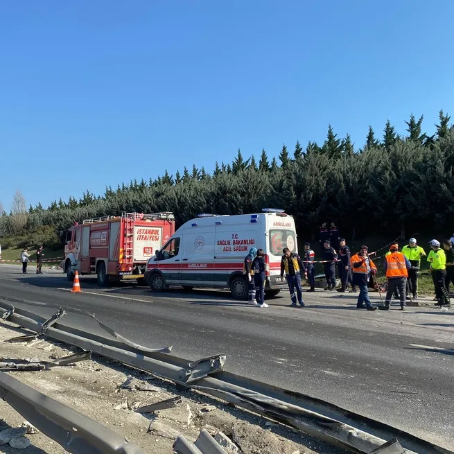 Son dakika: TEM Silivride kaza: Ölü ve yaralılar var