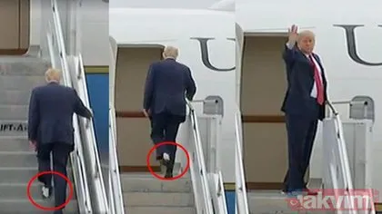 Uçağa tuvalet kağıdıyla binen Trump karizmayı fena çizdirdi!